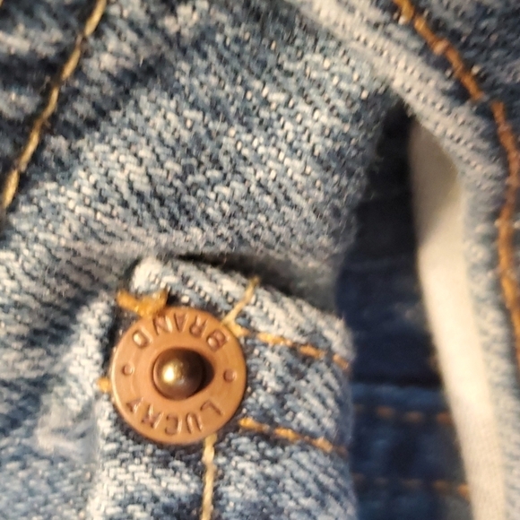 Lucky Brand Dungarees Wonder Jeans SZ 14 - Picture 3 of 8